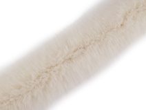 Našívací oděvní / dekorační kožešina plochá šíře 9 cm METRÁŽ