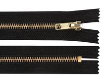 Kovový zip No 5 délka 12 cm (jeansový)