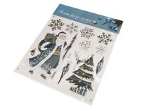 Vánoční samolepky plastické 3D na okna a dveře