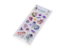 Samolepky plastické - zvířátka, kočky, kosmonauti, dinosauři