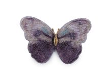 Brož motýl textilní