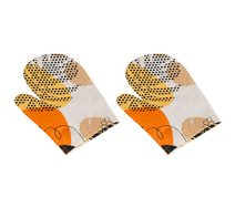 Kuchyňská chňapka - 2ks Oranžová,Béžová,Bílá CH/233 28x18 cm