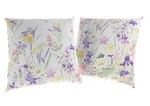 Sada 2 povlaků na polštář hladká bavlna PROVENCE ISABEL fialová