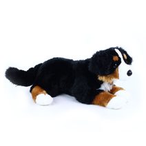 Plyšový pes BORDER KOLIE ležící 45 cm ECO-FRIENDLY