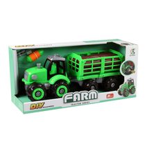 Traktor se zvukem a světlem s vlečkou