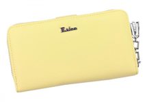 Eslee praktická žlutá matná dámská peněženka