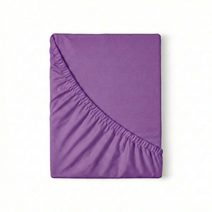 Prostěradlo bavlněné napínací fialové