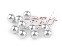 Kuličky / bobule na drátku ke tvoření Ø1,5 cm 10 kusů
