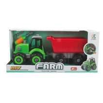 Traktor se zvukem a světlem s vlečkou