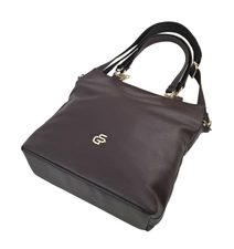 Kožená dámská peněženka v barevném motivu RFID šedá v dárkové krabičce PN29