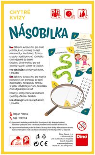 DINO Hra naučná kvízová Chytré kvízy: Násobilka