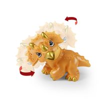 Dinosaurus funny Triceratops 13 cm
