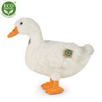 Plyšová kachna bílá 33 cm