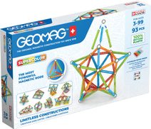 GEOMAG Supercolor Panels 93 dílků Eko magnetická STAVEBNICE