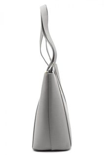 Velká dámská nylonová shopper kabelka přes rameno světlá fialová