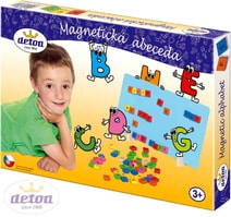 Abeceda magnetická set 75 dílků v krabici