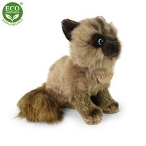 Plyšová kočka siamská 28 cm ECO-FRIENDLY