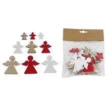 Dekorace anděl,18 ks D6574 - 6,8 cm