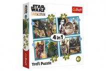Puzzle 4v1 Mandalorian/Star Wars 28,5x20,5cm v krabici 28x28x6cm