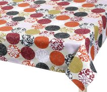 Ubrus BERTA Hnědá,Vínová,Oranžová 611