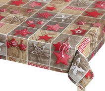 Ubrus VÁNOCE Béžová,Červená,Bílá 4300/CH12