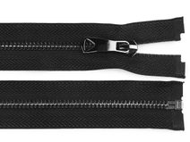 Kovový zip No 5 délka 65 cm s ozdobným jezdcem