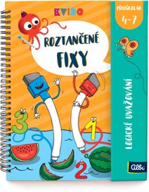 ALBI Kvído Roztančené fixy interaktivní sešit s aktivitami různé druhy