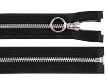 Kovový zip No 5 délka 80 cm s ozdobným jezdcem