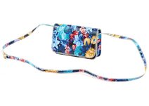 Růžová crossbody dámská kabelka se třemi oddíly 5414-BB