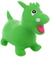 Baby hopsadlo gumové Drak set skákadlo nafukovací s pumpičkou