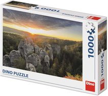 DINO Puzzle 1000 dílků Hruboskalsko Český Ráj 66x47cm skládačka