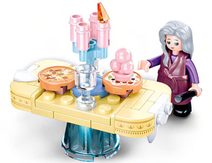 SLUBAN Girls Dream Večerní hostina 107 dílků + 1 figurka STAVEBNICE