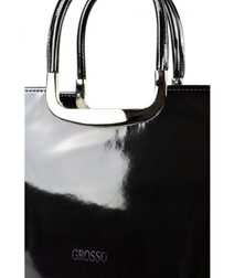 Kožená černá dámská kabelka do ruky Maila