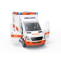 Auto záchranné složky CZ zpětný chod 14cm na baterie Světlo Zvuk 4 druhy kov