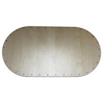 sololak javor ovál 16x30cm s otvory 22J1630V - 16 x 30 cm