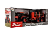 Traktor Zetor 25A zelený na klíček kov 15cm 1:25