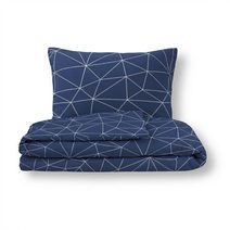 Bavlněné povlečení DELUX CAMPUS šedé