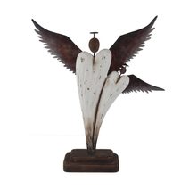 Dekorace andělé D7387/3 - 34 × 8 × 37 cm