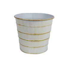 Květináč plechový K3418/1 - dia 11,5 × 10 cm