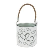 Svícen na jednu svíčku srdce K4448/1 - dia 9 x 8 cm