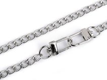 Řetízek na kabelky s karabinou délka 125 cm, šíře 6 mm