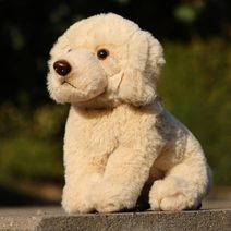 PLYŠ Pes pyrenejský horský 23cm sedící Soft *PLYŠOVÉ HRAČKY*