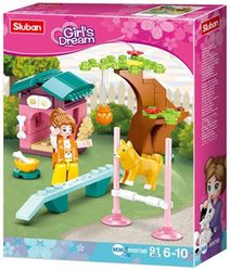 SLUBAN Model Bricks Auto klasický vůz 2002 277 dílků + 1 figurka STAVEBNICE