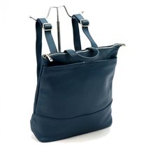 Kožená malá dámská crossbody kabelka na řetízku černá