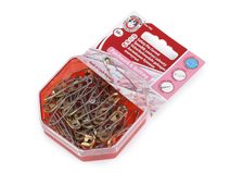 Spínací špendlíky zahnuté na patchwork délka 40 mm