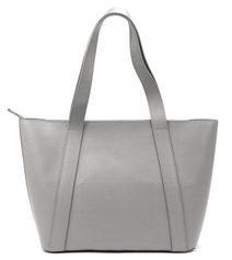 Velká dámská nylonová shopper kabelka přes rameno světlá fialová