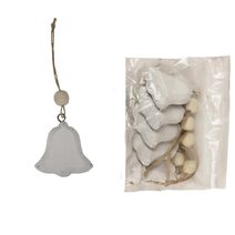 Dekorace zvonek, 5 ks D4083-01 - 6 x 5 x 1.50 cm