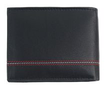 Černá lakovaná dámská kožená peněženka v dárkové krabičce