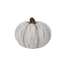 Dekorační dýně bílá X5363 - 12 cm