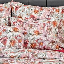 Bavlněné ložní povlečení Mary růžová 140×200, 70×90 cm